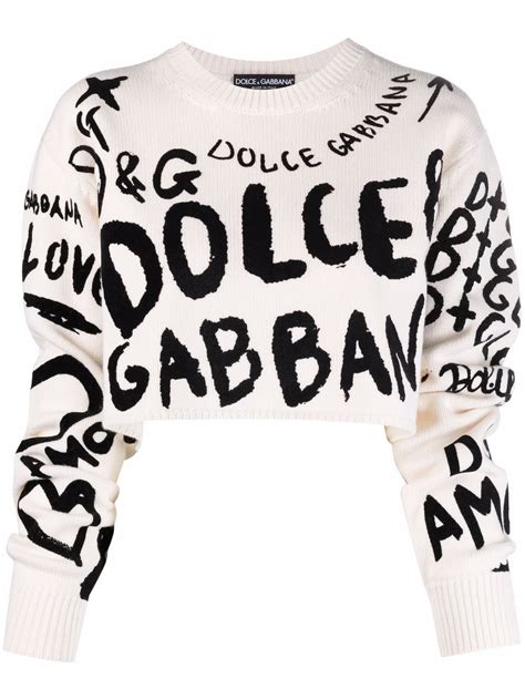 suéter dolce gabbana|Women's Dolce & Gabbana Designer Sweaters .